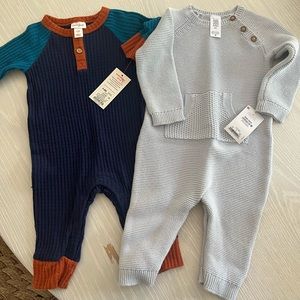 NWT boys rompers 3-6 month and 6